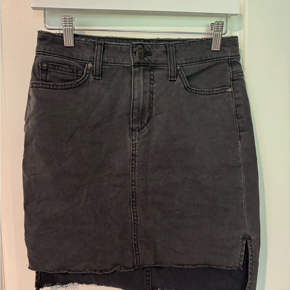Joe's Jeans Black Asymmetrical Pencil Skirt